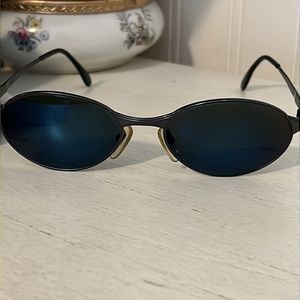 Vintage Vuarnet Pouilloux Paris blue polarized lens sunglasses